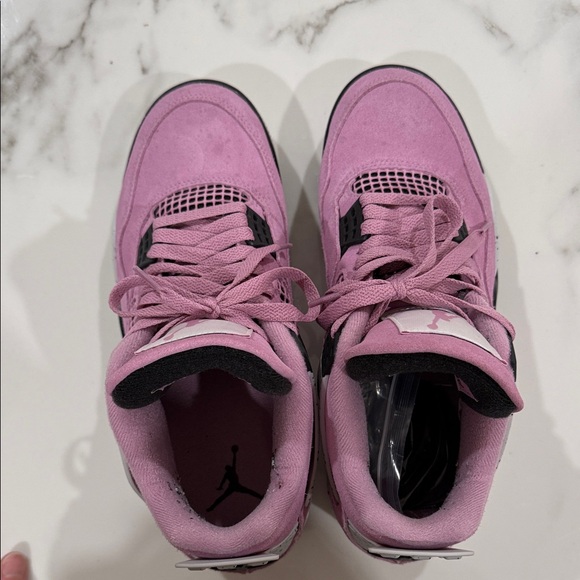 Jordan Women's Sneakers in Pink and Gray - Picture 3 of 4